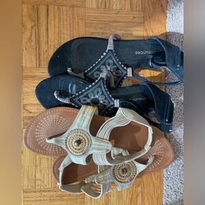 3 Pairs Women's Sandals